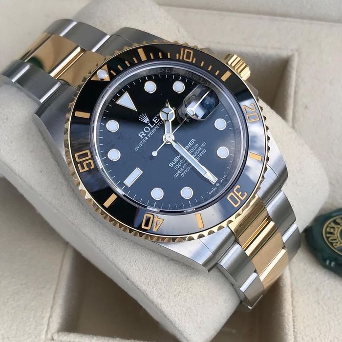 Ceas de lux rolex submariner two tone 41,mm