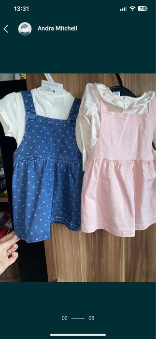 Rochie primark 80 noua si 2 ca noi 80