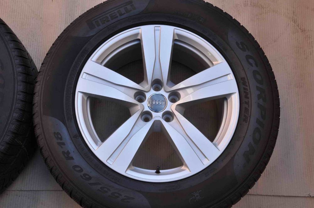 Roti Iarna 18 inch Originale Audi Q7 4M Pirelli 255/60 R18
