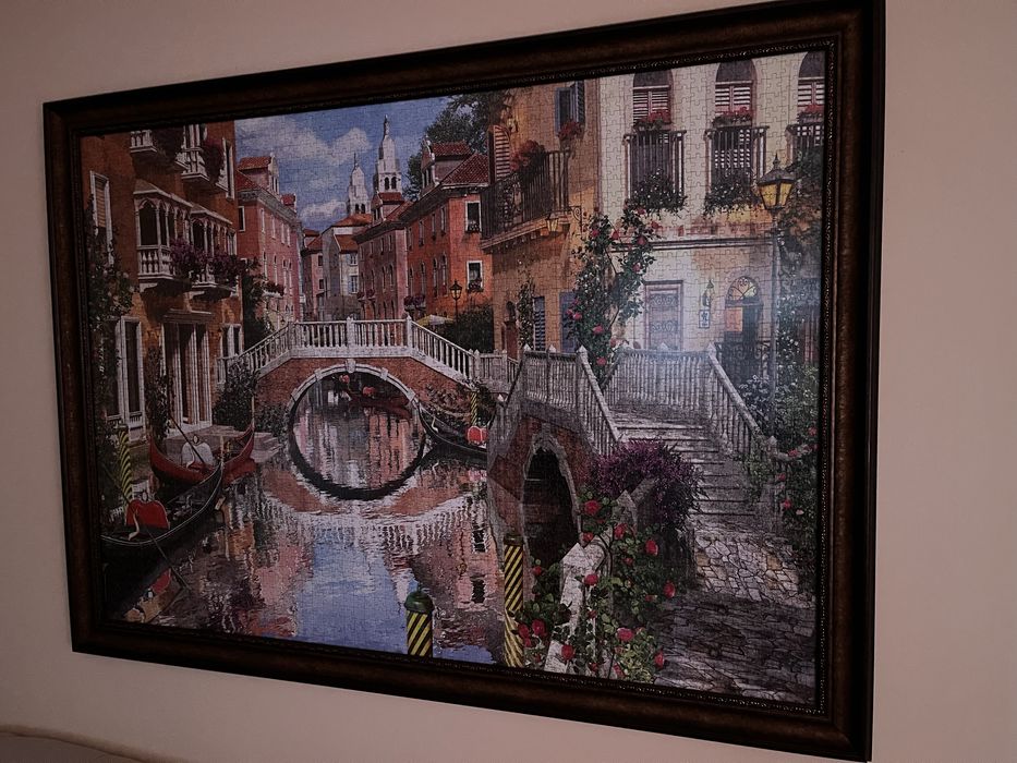 Пъзел-картина 3000 части CLEMENTONI с бутикова рамка