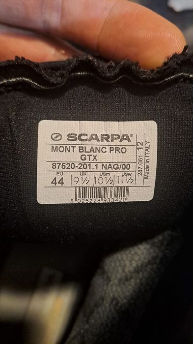 Bocanci de munte Scarpa Mont Blanc pro GTX