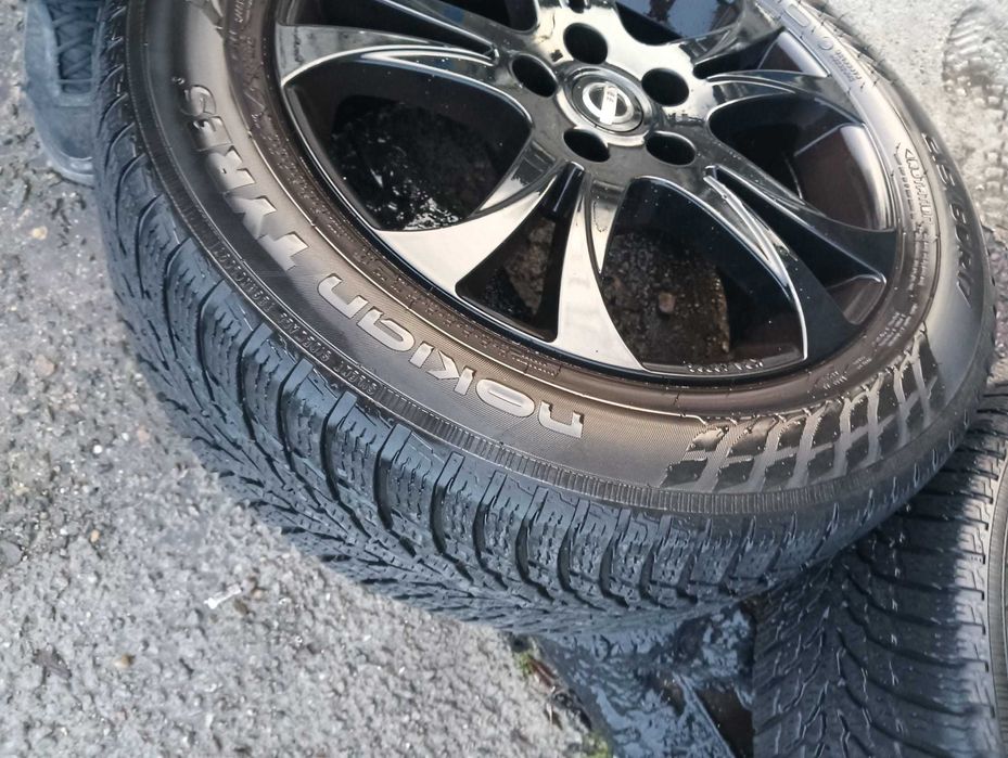 Jante negre originale Nissan Qashqai 215/60R17 5X114,3