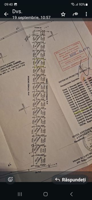 Teren metro intravilan