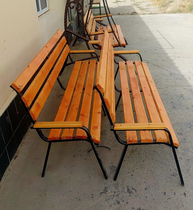 Скамейка со спинкой 2 метра