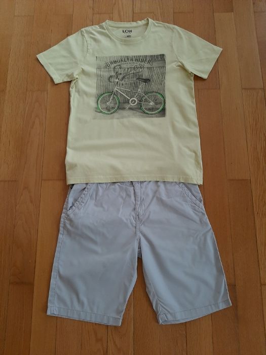 Детски дрешки:блузки DKNY,Armani,LCW,H&M и къс п-н TRN за 10 г.момче