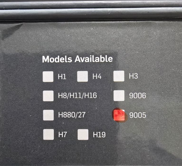 Лампы дальнего света HB3 (9005)