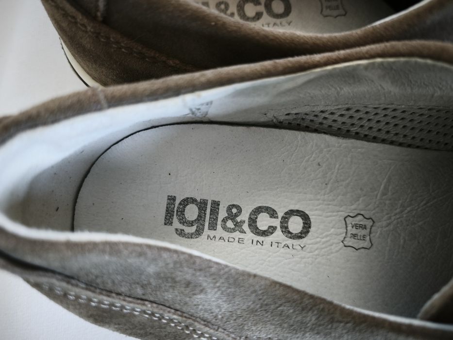 Igi&Co, мъжки обувки естествена кожа, номер 43