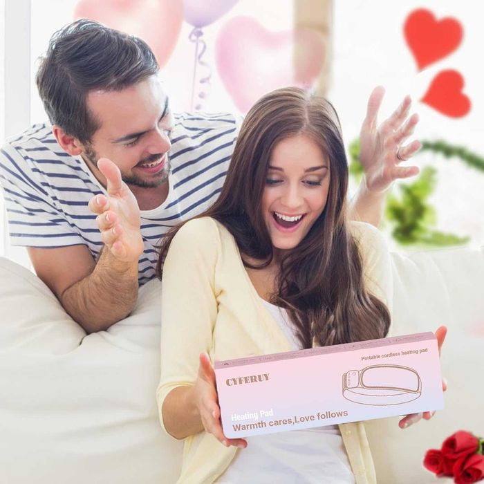 Преносим безжичен колан с 3 нива на топлина и режими на масаж 	CYFERUY