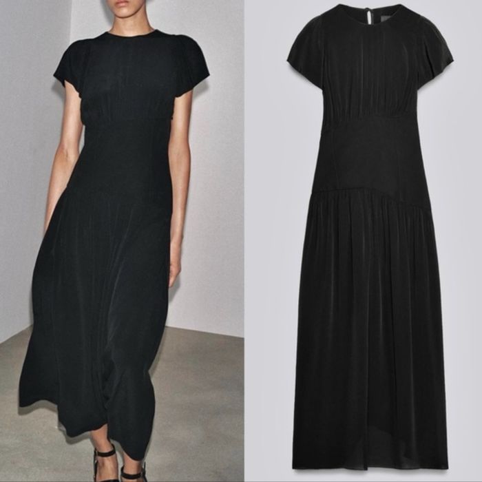 Черное платье ZARA