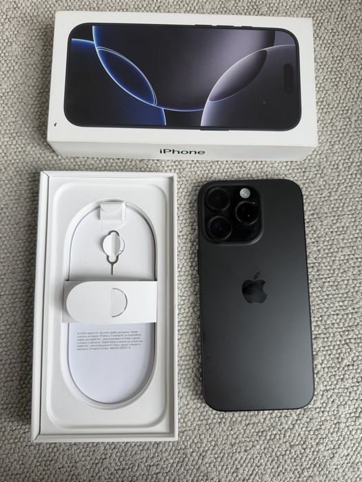 Apple iPhone 16 PRO 256Gb Titanium Black neverlocked cumparat de nou