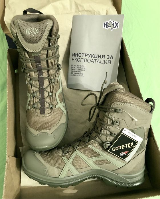 Зелени и черни летни кубинки HAIX номер 40,41,42,43 и 44, военни, ловни обувки