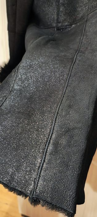 Дамско палто от естествена кожа