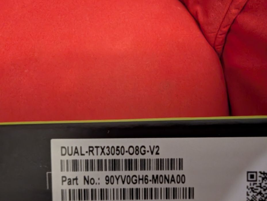 НОВА видеокарта ASUS Dual GeForce RTX 3050 OC с 8GB GDDR6 видеопамет