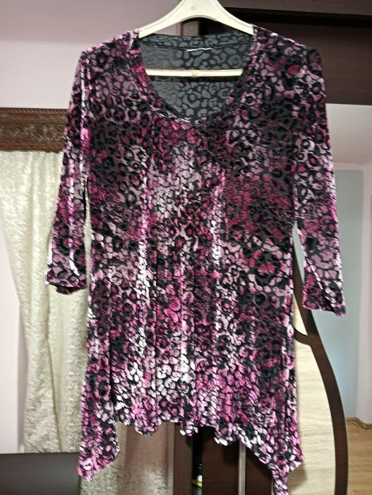 Bluză ocazie mov cu lila