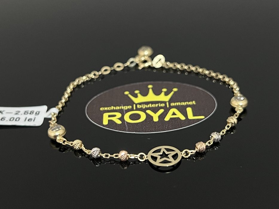 Bijuteria Royal CB : Bratara dama aur 14k 2,58gr