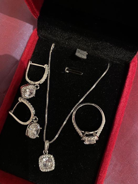 Комплект из серебра 925 проба