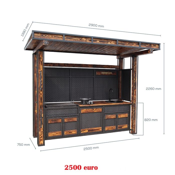 Grătar de curte , gradină , foisor , grill