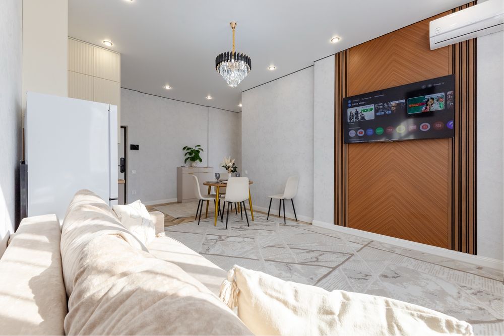 Квартира с дизайнерским ремонтом