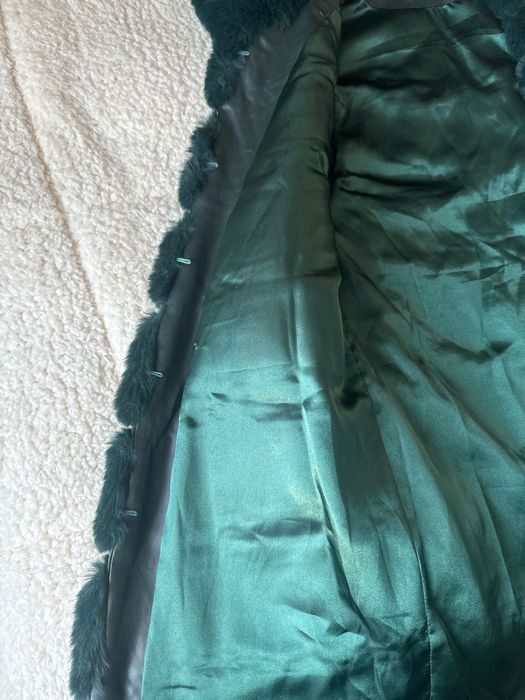 Зелен елек с косъм