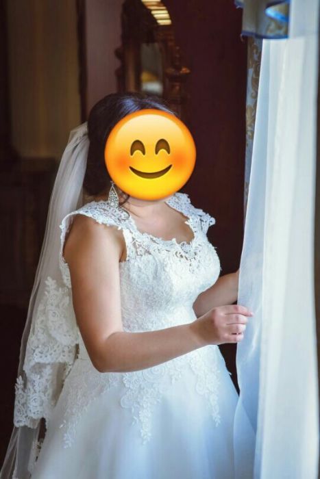 Продаю шикарное свадебное платье, большой размер