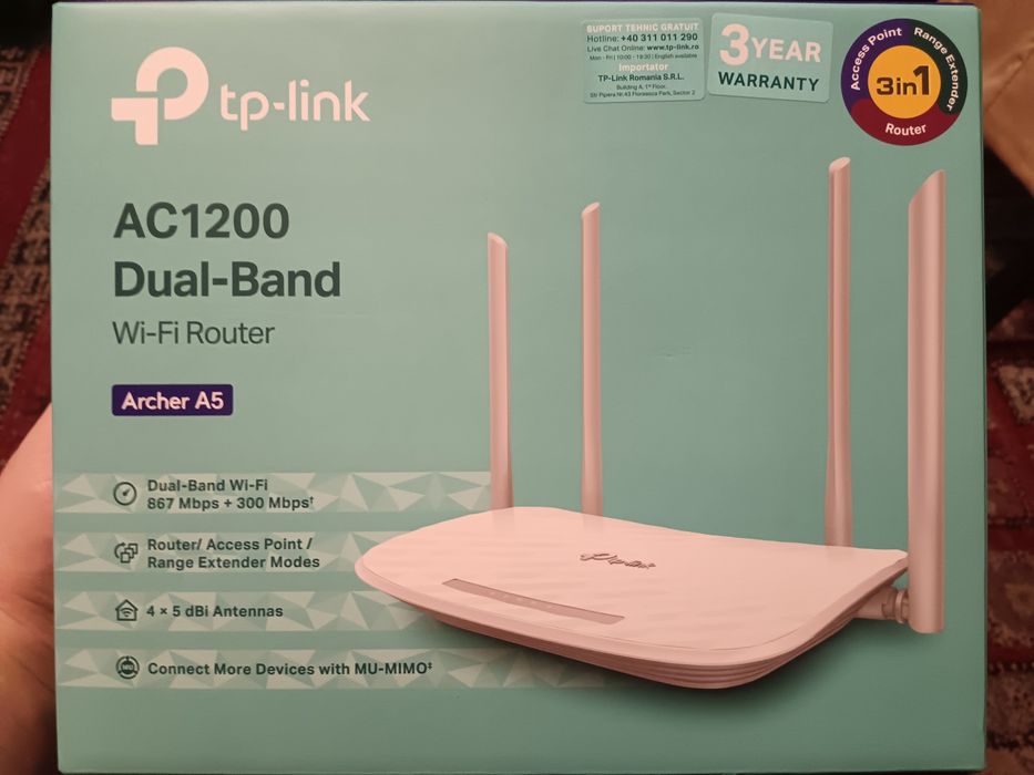 Router tp-link Archer A5 AC1200 Dual-Band