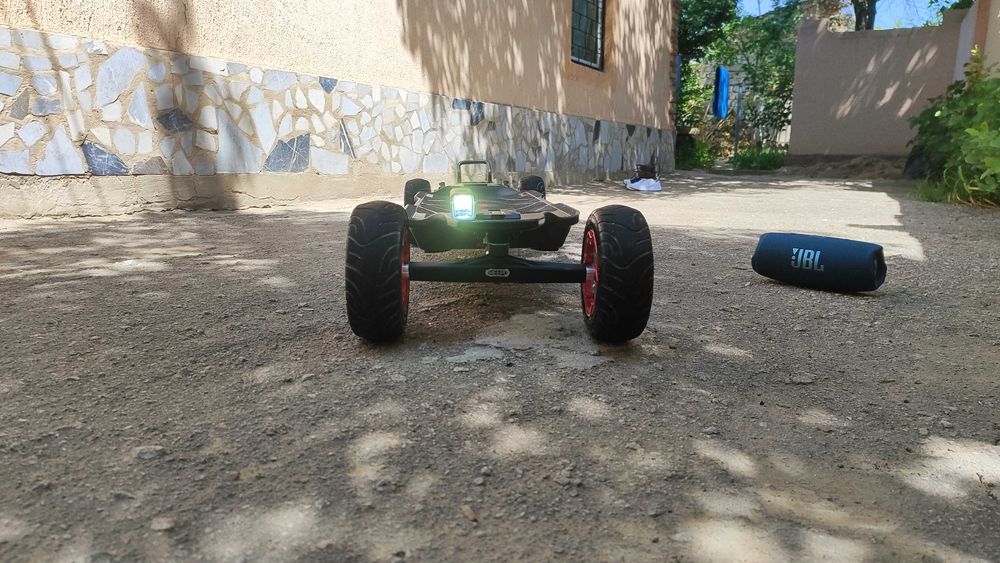 Электроскейтборд Meepo Hurricane Vaider AT с приводом Geardrive