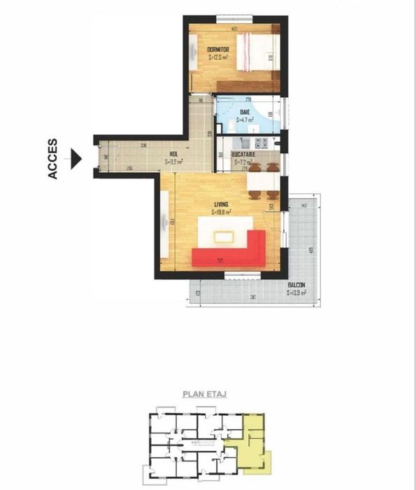 Apartament 2 camere, gata de mutat, Str Diamantului Bragadiru