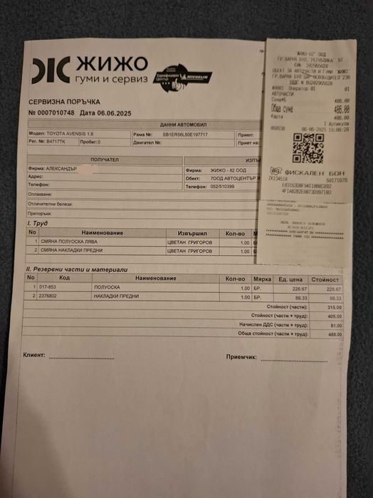 Тойота Авенсис 1.8