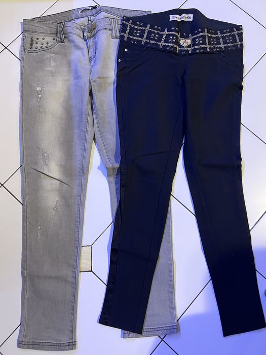 Синие брюки 2 пары , джинсы 3 пары на стройную девушку или подростка