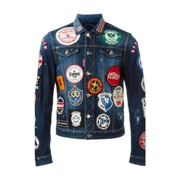 Dsquared2 patch denim jacket
