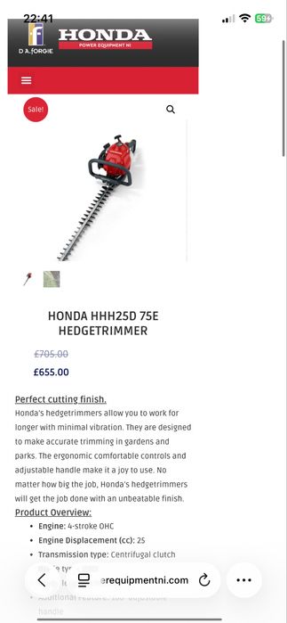 Motofoarfeca trimmer Honda HHH25