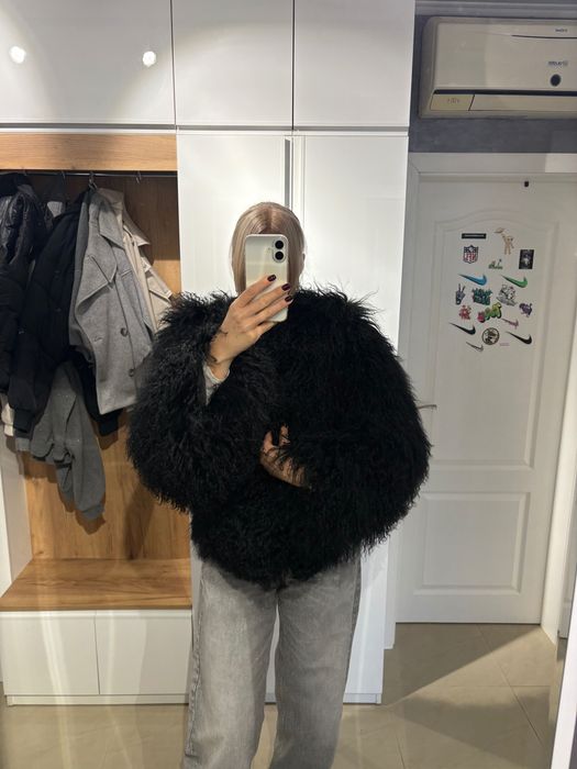 Палто от Монголска вълна, размер S