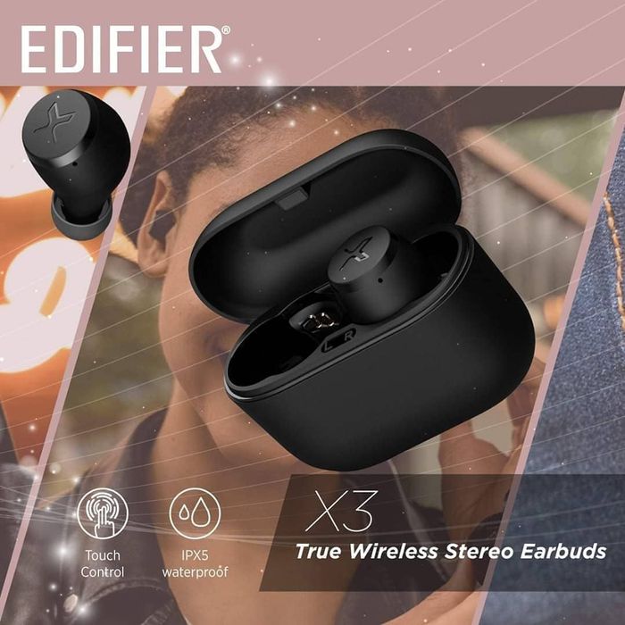 Edifier X3 /Bluetooth в чёрном цвете Беспроводные Наушники/Затычки