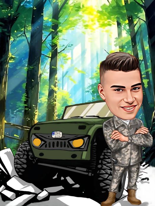 Карикатура! До 24h от 30лв!+ПОДАРЪК персонализирана картичка !