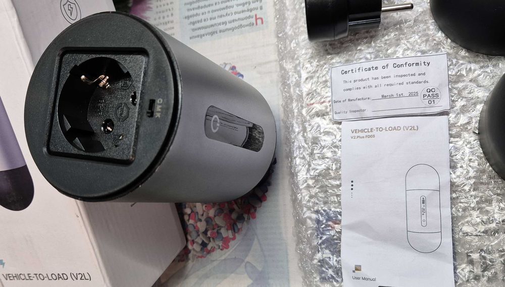 Vehicle-to-Load V2L Превърнете Колата си в Източник на Ток 3.6kw