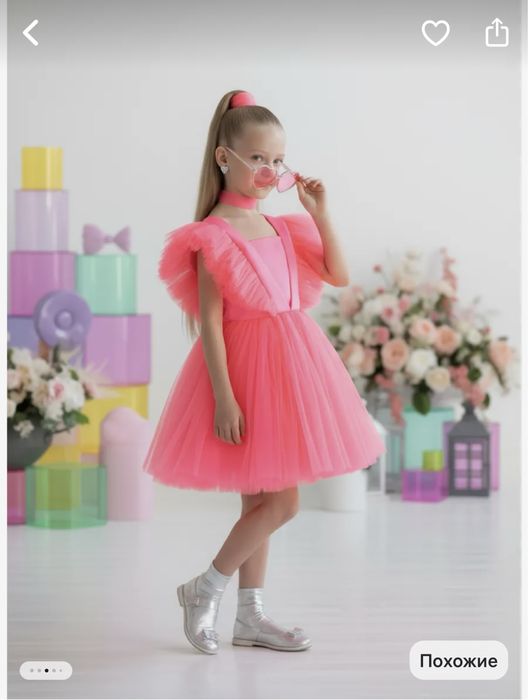 Платье нарядное 122