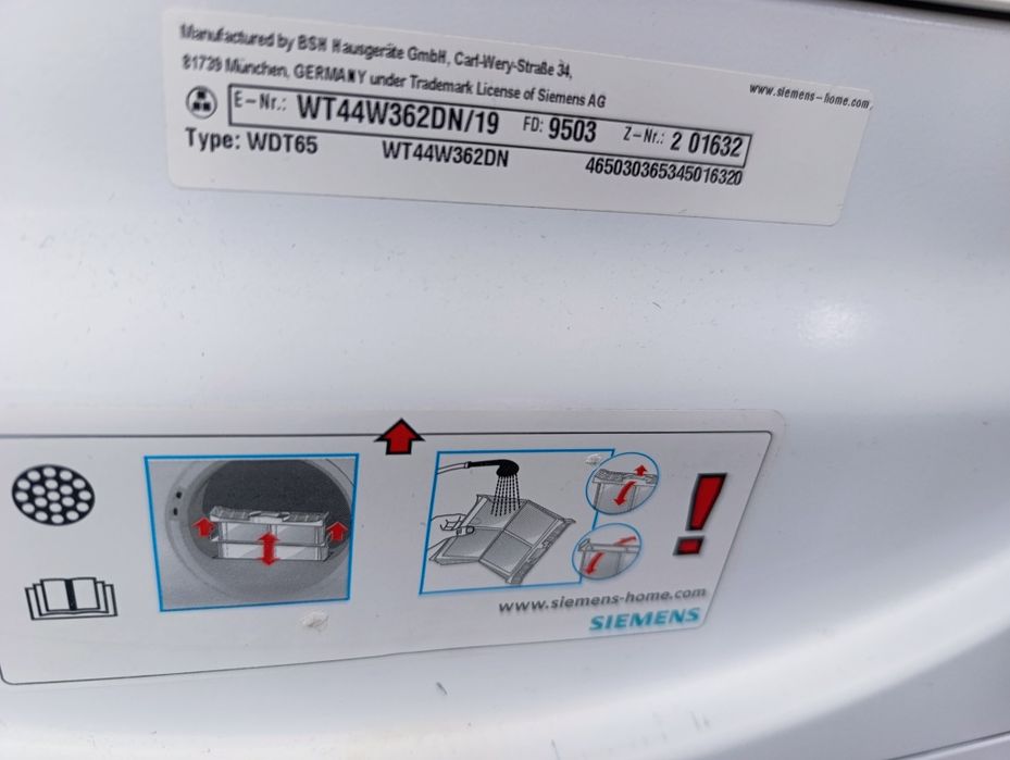Сушилня Siemens IQ 500 Термопомпа