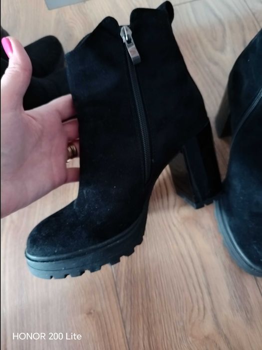 Botine dama  culoare neagra