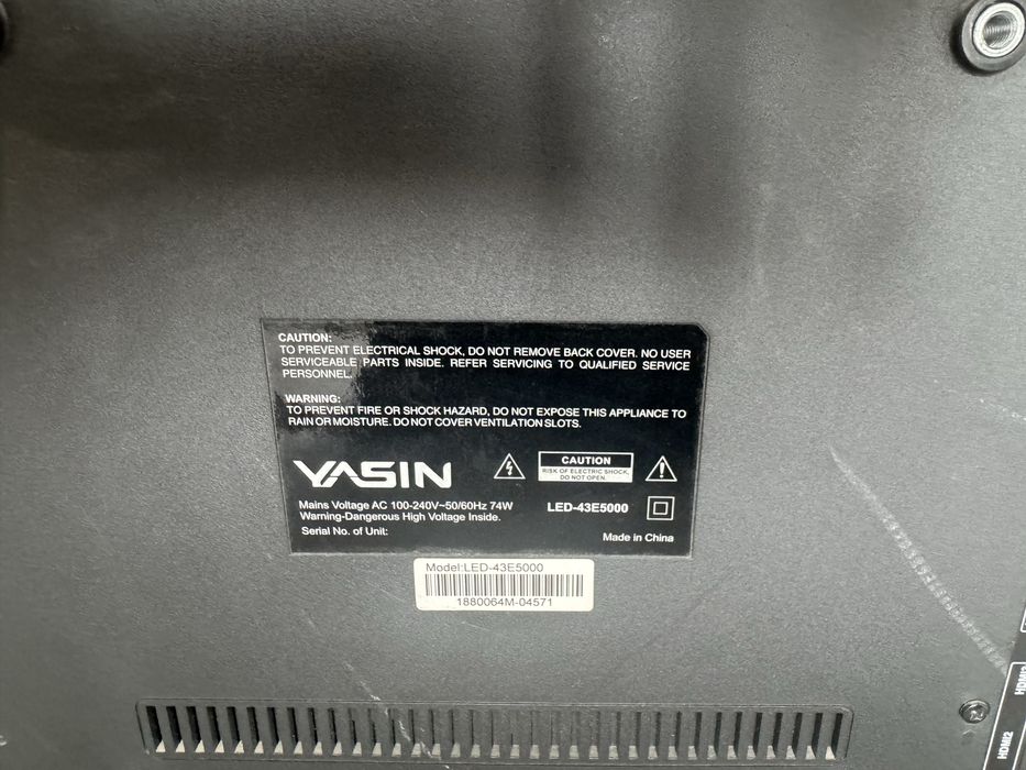 Телевизор Yasin б/у