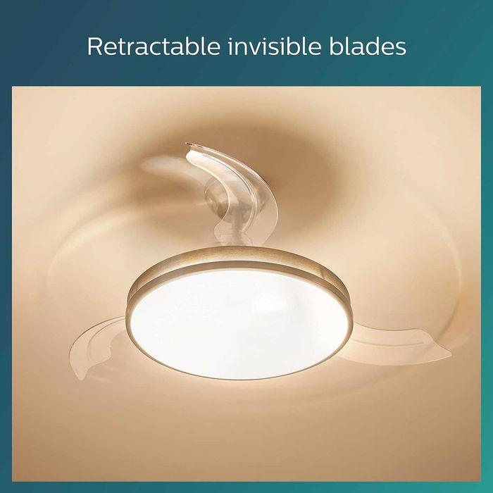 Таванен вентилатор Philips LED Atlas 28W