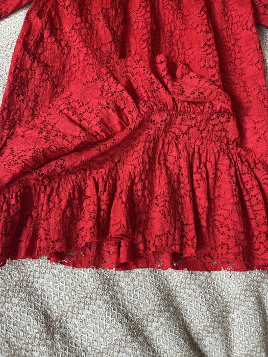 Червена мини рокля Zara