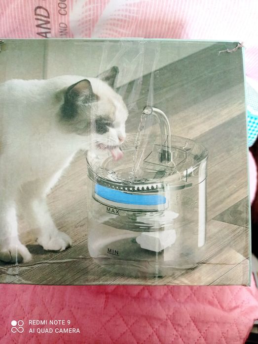 Поилка с фильтром для кошек