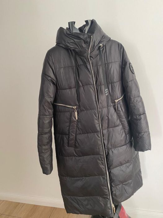 черный зимняя пуховик