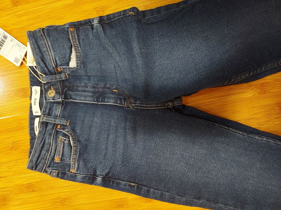 Vând blugi Mango, albastru, mas 36,skinny