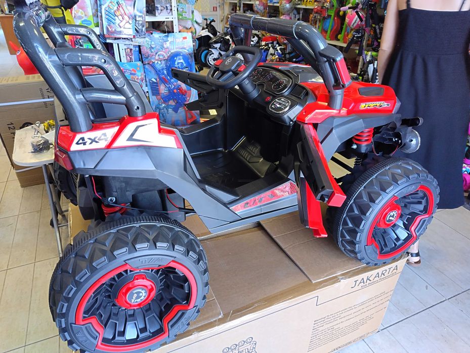 SAFARI двуместен акумулаторен джип JAKARTA 4x4 червен