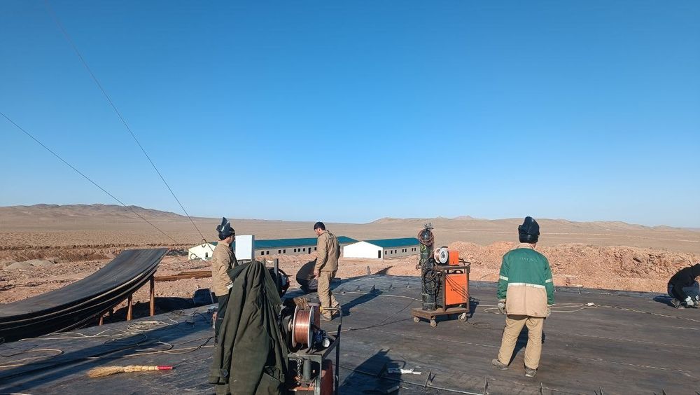 Сборка вертикаль емкость