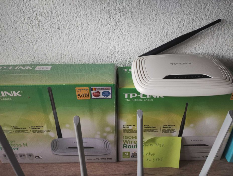 Лот 6 броя рутери TP-link