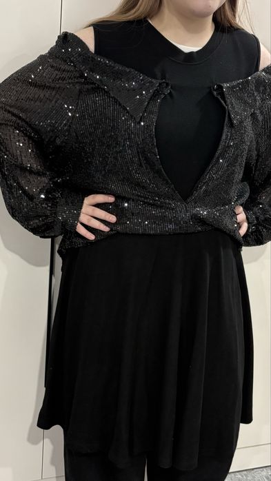 вечернее платье со стразами