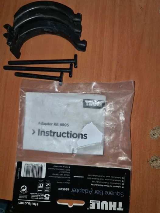 Thule T-адаптер.Болтове за греди