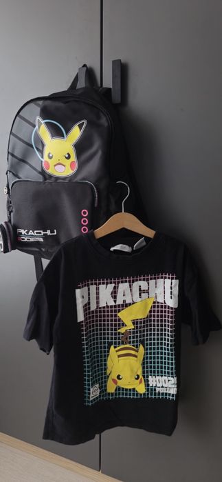Лот раница, тениска Zara, дънки Pokemon 8-9